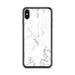 Custom iPhone XS Max Bovina New York Map Phone Case in Classic