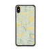 Custom iPhone XS Max Bovina New York Map Phone Case in Woodblock