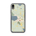 Custom Boyne City Michigan Map Phone Case in Woodblock