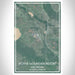 Boyne Mountain Resort Michigan Map Print Portrait Orientation in Afternoon Style With Shaded Background