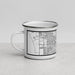 Left View Custom Boynton Beach Florida Map Enamel Mug in Classic