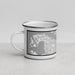 Left View Custom Bradenton Florida Map Enamel Mug in Classic