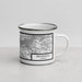 Right View Custom Bradenton Florida Map Enamel Mug in Classic