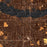 Bradenton Florida Map Print in Ember Style Zoomed In Close Up Showing Details