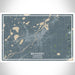 Brainerd Minnesota Map Print Landscape Orientation in Afternoon Style With Shaded Background