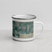 Right View Custom Branford Florida Map Enamel Mug in Afternoon