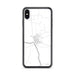 Custom iPhone XS Max Branford Florida Map Phone Case in Classic