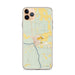 Custom iPhone 11 Pro Max Branford Florida Map Phone Case in Woodblock