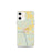 Custom iPhone 12 mini Branford Florida Map Phone Case in Woodblock