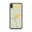 Custom iPhone XS Max Branford Florida Map Phone Case in Woodblock