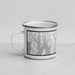 Left View Custom Branson Missouri Map Enamel Mug in Classic