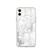 Custom iPhone 11 Branson Missouri Map Phone Case in Classic