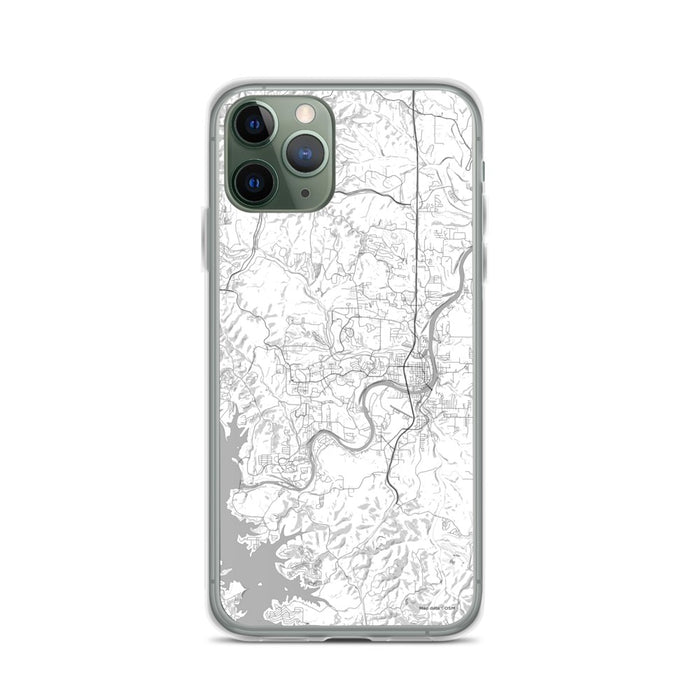 Custom iPhone 11 Pro Branson Missouri Map Phone Case in Classic