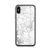 Custom iPhone X/XS Branson Missouri Map Phone Case in Classic