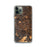 Custom iPhone 11 Pro Branson Missouri Map Phone Case in Ember