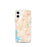 Custom iPhone 12 mini Branson Missouri Map Phone Case in Watercolor