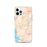 Custom iPhone 12 Pro Branson Missouri Map Phone Case in Watercolor