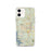 Custom iPhone 12 Branson Missouri Map Phone Case in Woodblock