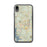 Custom iPhone XR Branson Missouri Map Phone Case in Woodblock