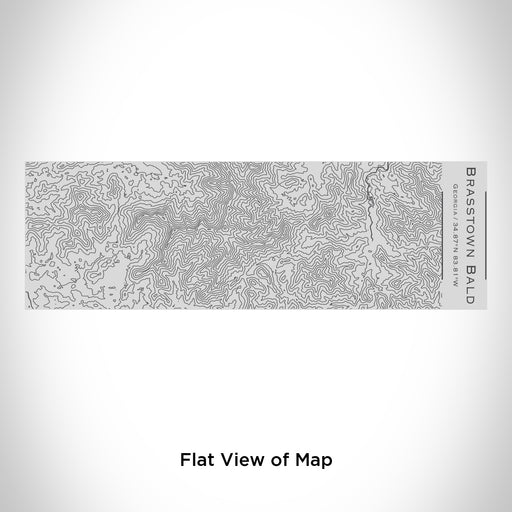 Rendered View of Brasstown Bald Georgia Map Engraving on 10oz Stainless Steel Insulated Cup with Sipping Lid
