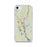 Custom iPhone SE Brattleboro Vermont Map Phone Case in Woodblock