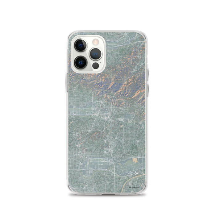 Custom iPhone 12 Pro Brea California Map Phone Case in Afternoon