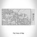 Rendered View of Brea California Map Engraving on 17oz Stainless Steel Insulated Cola Bottle