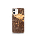 Custom iPhone 12 mini Brea California Map Phone Case in Ember