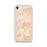 Custom iPhone SE Brea California Map Phone Case in Watercolor