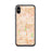 Custom iPhone X/XS Brea California Map Phone Case in Watercolor