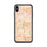 Custom iPhone XS Max Brea California Map Phone Case in Watercolor