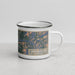 Right View Custom Breckenridge Colorado Map Enamel Mug in Afternoon