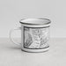 Left View Custom Breckenridge Colorado Map Enamel Mug in Classic