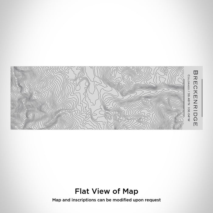 Rendered View of Breckenridge Colorado Map Engraving on 10oz Stainless Steel Insulated Cup with Sipping Lid