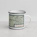 Right View Custom Breckenridge Colorado Map Enamel Mug in Woodblock