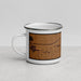 Left View Custom Breese Illinois Map Enamel Mug in Ember