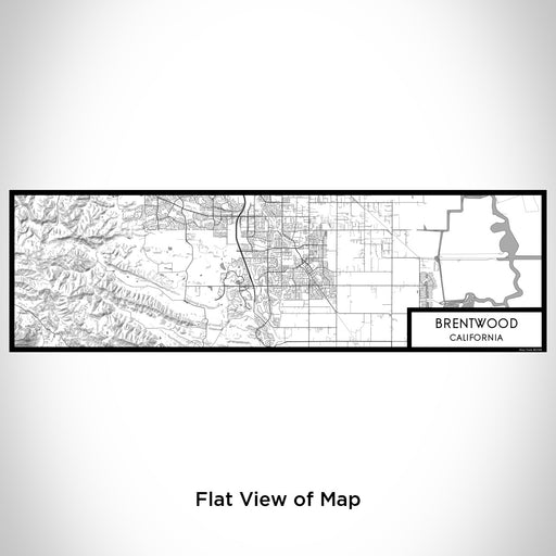 Flat View of Map Custom Brentwood California Map Enamel Mug in Classic