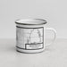 Right View Custom Brentwood California Map Enamel Mug in Classic