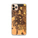 Custom iPhone 11 Pro Max Brentwood California Map Phone Case in Ember