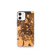 Custom iPhone 12 mini Brentwood California Map Phone Case in Ember