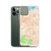 Custom Brentwood California Map Phone Case in Watercolor