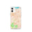 Custom iPhone 12 mini Brentwood California Map Phone Case in Watercolor