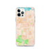 Custom iPhone 12 Pro Brentwood California Map Phone Case in Watercolor
