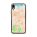 Custom iPhone XR Brentwood California Map Phone Case in Watercolor