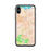 Custom iPhone X/XS Brentwood California Map Phone Case in Watercolor