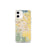 Custom iPhone 12 mini Brentwood California Map Phone Case in Woodblock
