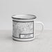 Right View Custom Brevard North Carolina Map Enamel Mug in Classic