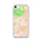 Custom iPhone SE Brevard North Carolina Map Phone Case in Watercolor