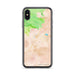 Custom iPhone X/XS Brevard North Carolina Map Phone Case in Watercolor