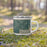 Right View Custom Bridgeton New Jersey Map Enamel Mug in Afternoon on Grass With Trees in Background